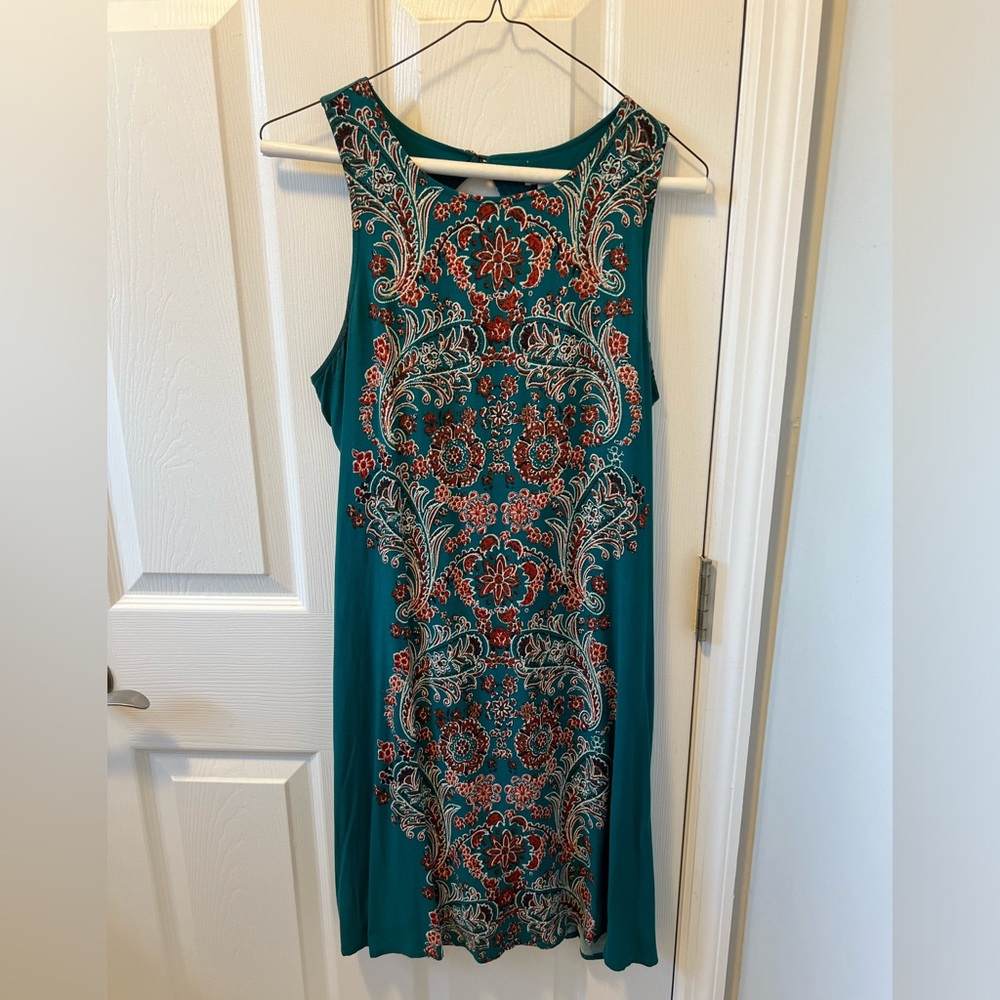 Turquoise dress